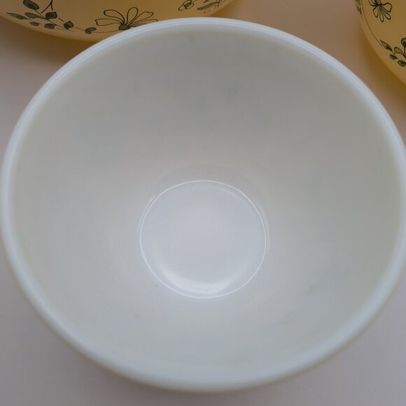 Vintage Pyrex Shenandoah Nesting Mixing Bowl Set Of 3  #404/403/401 - Picture 7 of 14